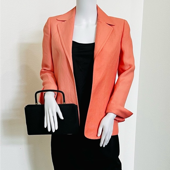 Dana Buchman Jackets & Blazers - Beautiful Dana Buchman Open Front Coral Blazer Size 0 Petite